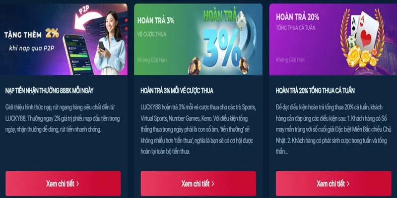 Các chương trình khuyến mãi siêu hấp dẫn tại bong888